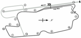 2.1 mile course